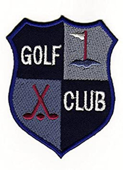 Parche Aplique Bordado Golf Club Escudo