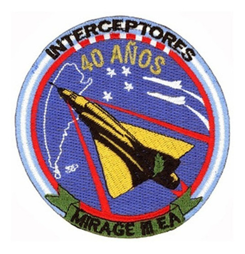 Parche Fuerza Aerea Argentina Grupo 6 De Caza Mirage 40 Años
