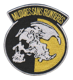 Parche Bordado Aplique Militaires Sans Frontieres Metal Gear