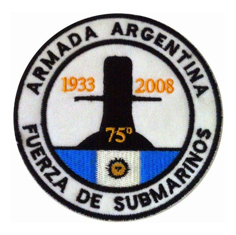 Parche Militar Armada Argentina Fueza De Submarinos 75