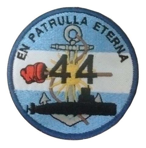 Parche Bordado Armada En Patrulla Eterna 44 Ara San Juan
