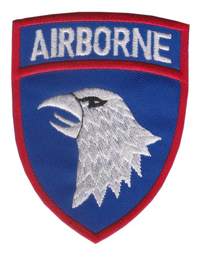 Parche Bordado Airborne Agus Air Force Blue Ssilver