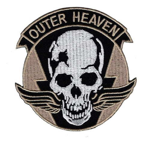 Parche Bordado Aplique Metal Gear Outer Heaven