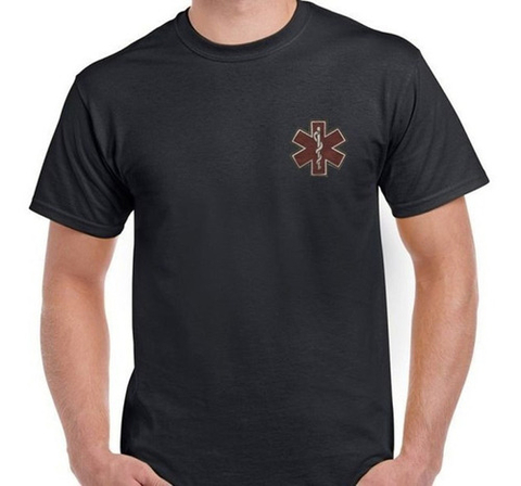 Remera Bordada Remeras Salud Cruz De Vida Bordo Medico