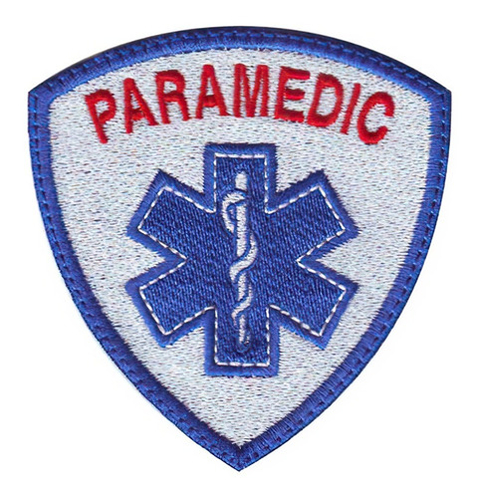 Parches Bordados Apliques Estrella Paramedicos Emergencias