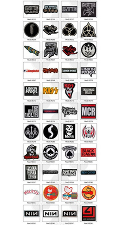Parches Bordados Catalogo Música Internacional Iron Maiden - tienda online