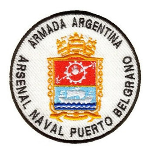 Parche Bordado Arsenal Naval Puerto Belgrano Armada Ara