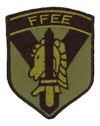 Parche Militar Bordado Emblema Ffee Color Mimetico