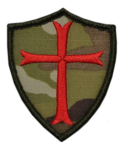 Parche Aplique Bordado Escudo Orden Caballeros Templarios M7 - tienda online