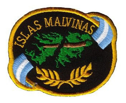 Parche Bordado Militar Escudo Islas Malvinas Color