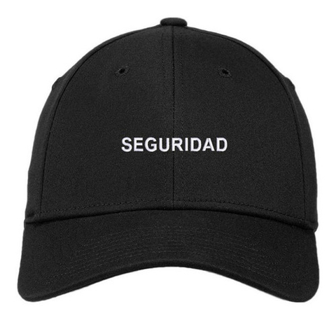 Gorra Gorro Bordada Seguridad Vigilancia Personal Blanco