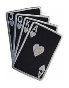20 Parches Bordados Poker Casino Cargas Pica Ass - comprar online