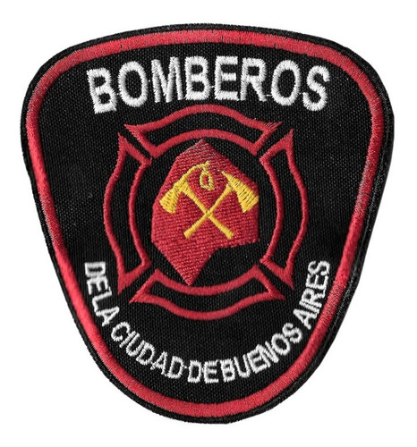 Parche Bordado Bomberos De La Ciudad Chico