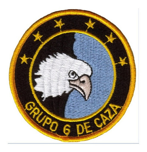 Parche Bordado Fuerza Aerea Vi Brigada Aerea Grupo 6 De Caza