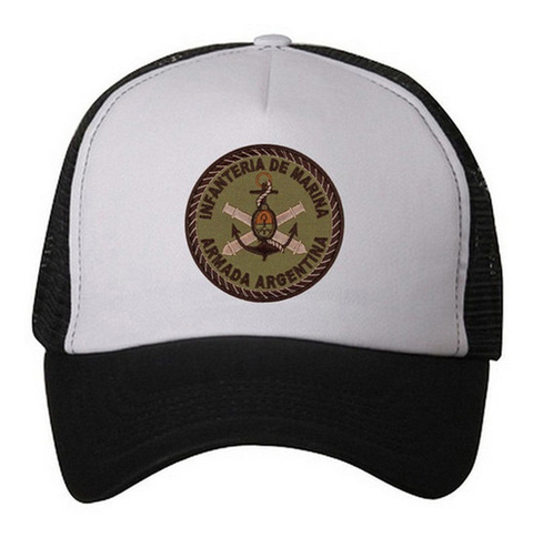 Gorra Bordada TruckerInfanteria De Mariana Armada Argentina