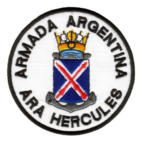 Parche Bordado Armada Argentina Ara Hercules