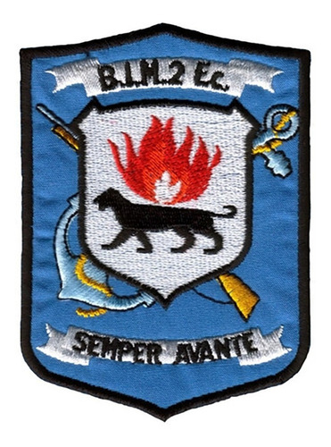 Parche Bordado Batallón Infantería 2 De Marina Bim2 Ara