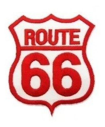 Parches Bordados Apliques Motos Autos Route 66