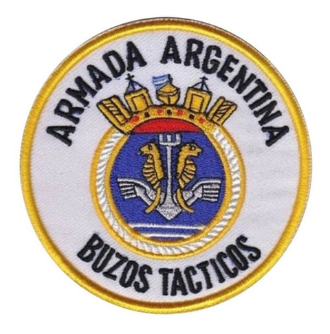 Parche Bordado Armada Argentina Ara Buzos Tácticos Color