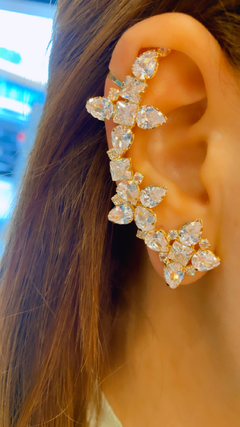 BRINCO EAR CUFF LAURA CRISTAL