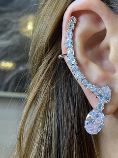 Imagem do Brinco ear cuff new york cristal