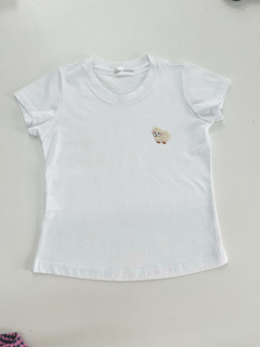 Imagem do linha infantil feminino - camiseta ovelhinha