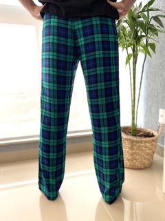 calça pijama masculina - xadrez (3 cores)