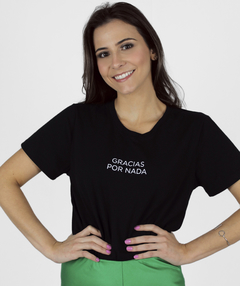 t shirt gracias - algodão orgânico - loja online