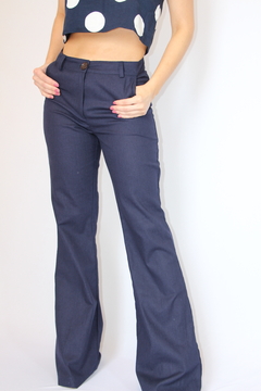 Calça flare sale viscose