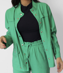 parka viscose tencel - verde água na internet