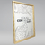Quadro Decorativo Carta K Rei, Gold na internet
