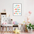 Quadro Decorativo Infantil Didático, ABC Colorido [OUTLET] - loja online
