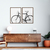 Conjunto Quadro Decorativo Bicicleta Vintage