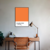 Quadro Decorativo Cores, Celosia Orange