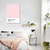 Quadro Decorativo Color Card, Rose Quartz