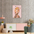 Quadro Decorativo Mulher Loira, Head Flowers Rose