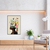 Imagem do Quadro Decorativo Mulher Negra, Head Flowers Bege