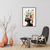 Quadro Decorativo Mulher Negra, Head Flowers Cinza - comprar online