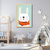 Quadro Decorativo Infantil Coelho na Neve