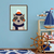 Quadro Decorativo Infantil Guaxinim na Neve