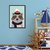 Quadro Decorativo Infantil Guaxinim na Neve