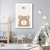 Quadro Decorativo Infantil Didático, Urso [OUTLET] na internet