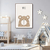 Imagem do Quadro Decorativo Infantil Didático, Urso [OUTLET]