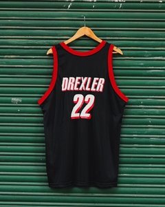 CLYDE DREXLER - PORTLAND TRAILBLAZERS - CHAMPION - tienda online