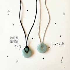 Collar PI Cuarzo verde - Amor al cuerpo físico y salud