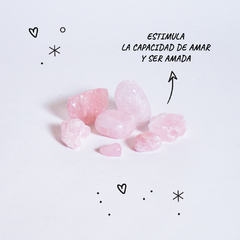 Cristal de Cuarzo Rosa - el cristal del amor