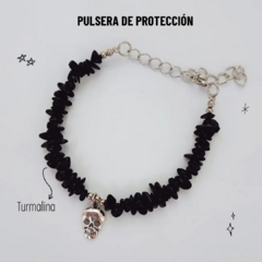 Pulsera/tobillera PROTECCIÓN con Turmalina