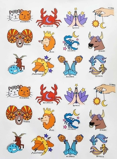 Stickers Zodiaco