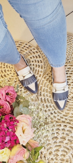 Mocasín Pasión Trio Azul - tienda online