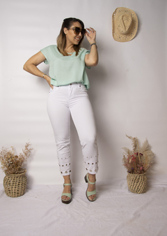 Camisola Clouds Verde Agua - comprar online